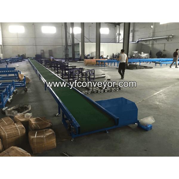 2m Wide Widening White Belt Conveyor for Solar Panels