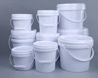 Rust Resistant Large Round Plastic Paint Bucket 1.4mm Thickness