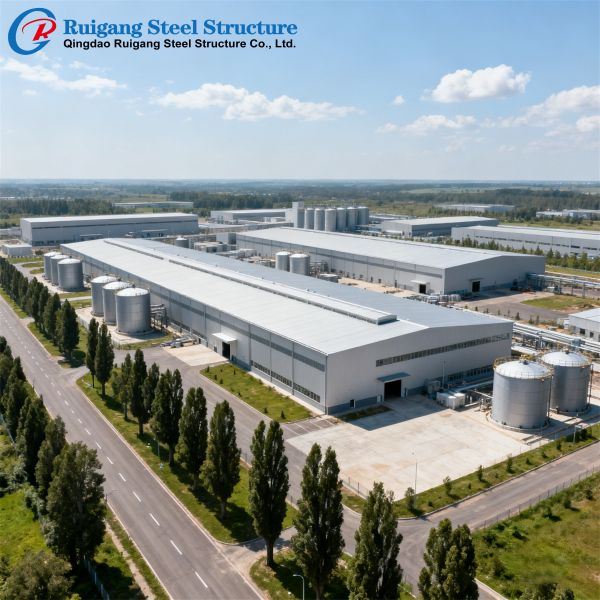 Painted / Galvanised Steel Structure Workshop With Robust Ventilation / Climate Control Systems