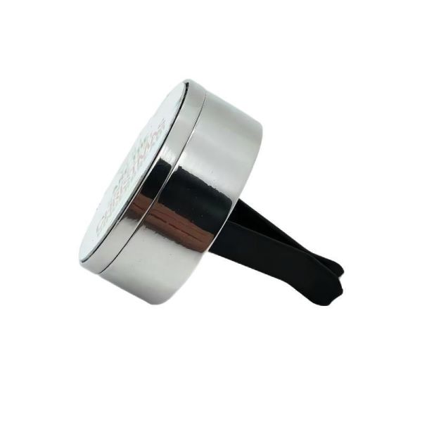Custom Metal Silver Blank Car Air Freshener Clips For Sublimation Printing