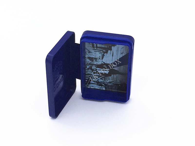 1 Hard Packed Printed Rectangular Cigarette Tin Box With Embossing And Plastic Insert