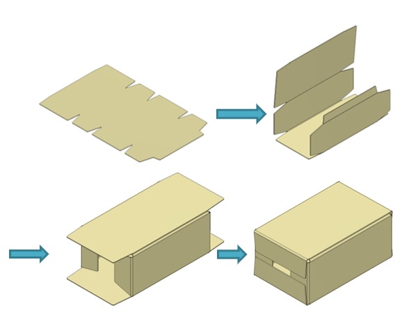 Medium-speed narrow-edge carton wrapping machine SPCWM.NA1K (vertical feeder - widened frame)