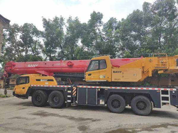 800E5 SANY Truck Crane 80 Tons Counterarm 17 Meters Sany 50 Ton Crane