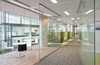 Frameless Indoor Glass Partition Soundproof Interior Glass Partition Walls For Home