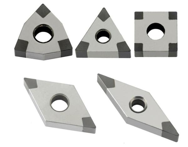 High Finish PCD Diamond Inserts , CBN Diamond Turning Inserts