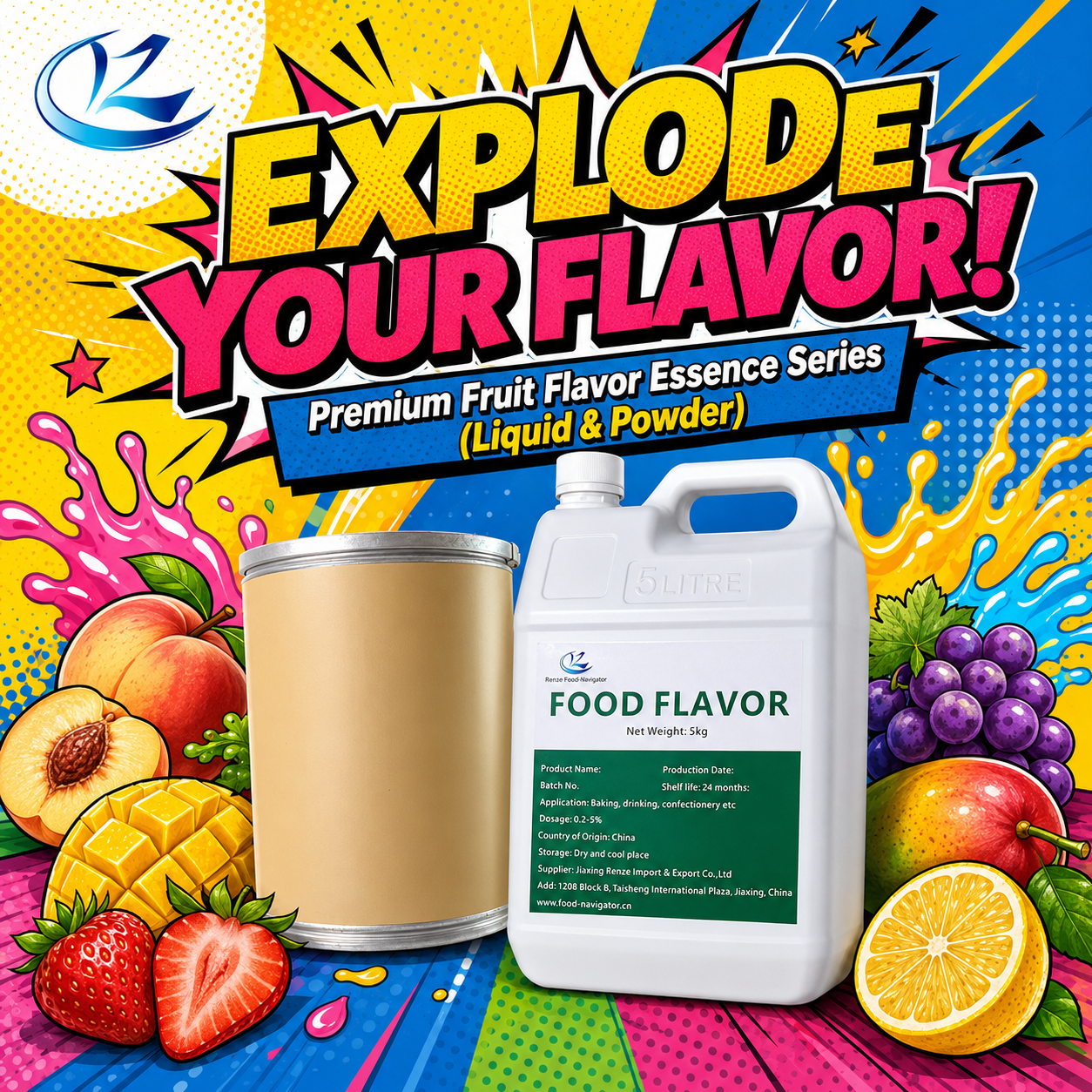 Baking, Drinks, Tobacco Flavor Enhancement High Concentration Edible Flavor Essence Water & Oil Soluble
