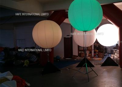 Balão leve conduzido inflável da forma da lua de 130 CM com suporte ajustável do tripé
