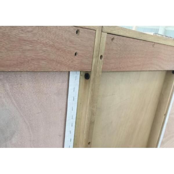 Walnut wood veneer upholstery king/queen size wooden headbaord for 5-star hotel bedroom furniture