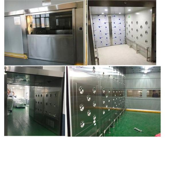 Automatic Induction Door Goods Air Shower Tunnel Three - Sided Customizable