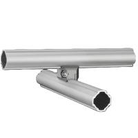 90° Cross Joint DYJ28-A06 Adc12 Lean Pipe Connector Sandblasting Lean Tube Joints
