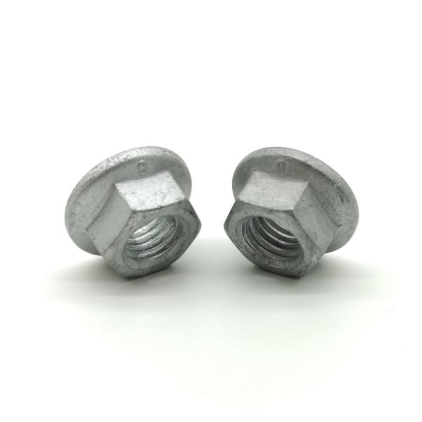 ISO4161 Metric Grade 8 Serrated Hex Flange Lock Nuts Geomet Steel
