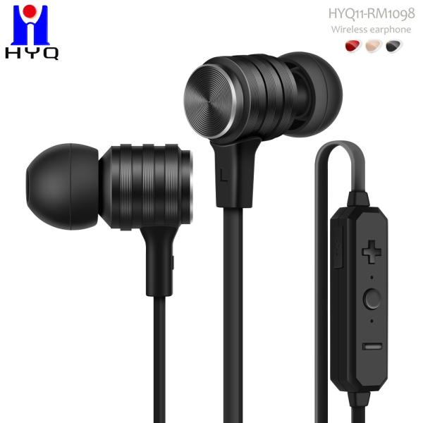 Neckband Wireless Stereo Earphone With Magnetic Bluetooth Headset Sports In - Ear Earbuds