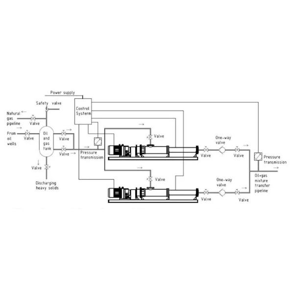 Micro Eccentric Sludge Helical Solids Control Equipment Single Screw Pump 0.55kw