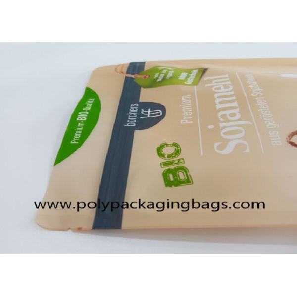 Gravure Printing Resealable Aluminum Foil Ziplock Bags Stand Up Pouches