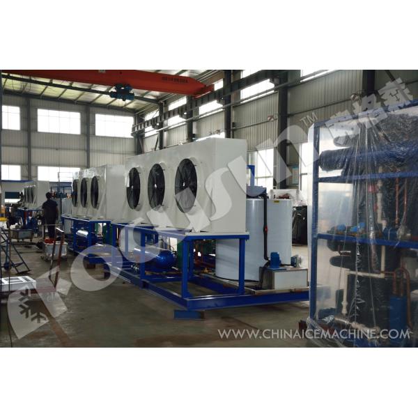 R404A Eco-Friendly Gas Stainless Steel Flake Ice Machine FIT-10AS for Fishing Industry