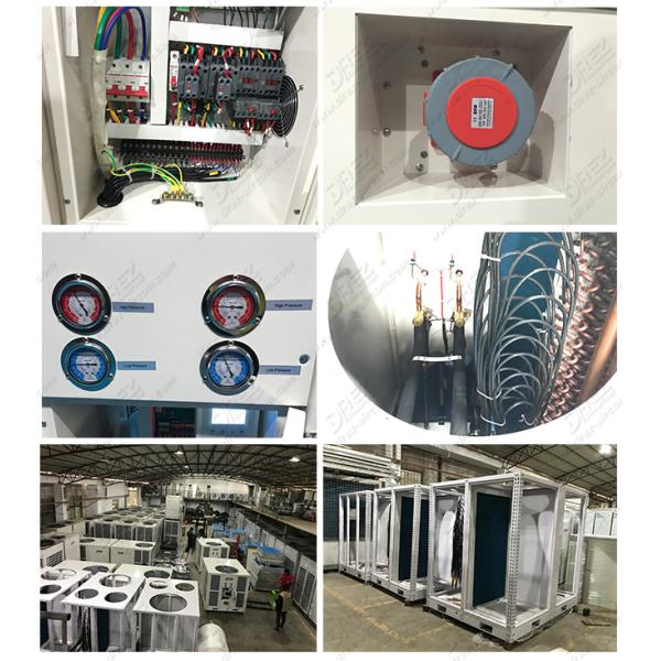 Large Trailer Mounted Mobile Ducted Tent Air Conditioner 165600BTU CE SASO ISO