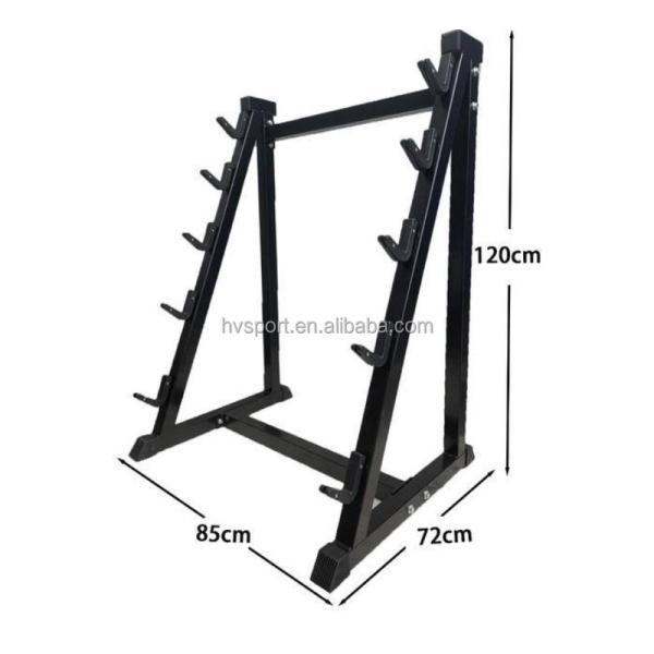 112.5*87*73cm Double-sided Barbell Rack for Commercial and Home Strength Training