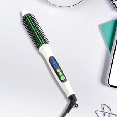 O FCC branco certificou o Straightener quente cerâmico 3 do pente do cabelo 65W em 1