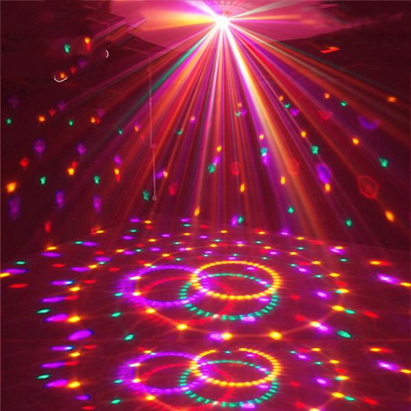 RGBYWP Rotating Star Projector Night Light 240V Bars MP3 Magic Ball Light