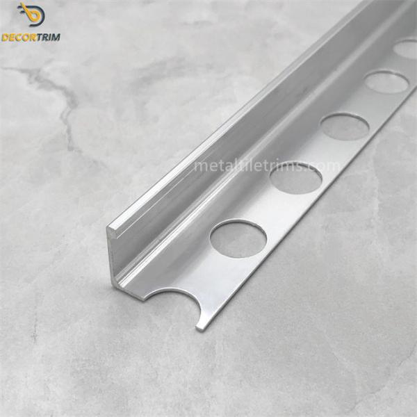 Trim For Ceramic Tiles Metal Tile Trims Tile Edging Strip 2.44 Meters