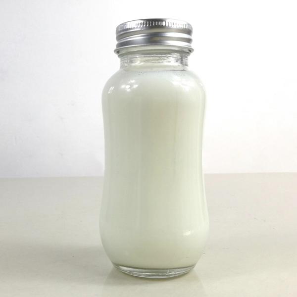 Capacidade clara vazia de Juice Bottles 200ml do vidro do produto comestível com tampa de alumínio