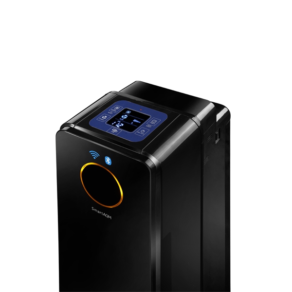 5 Speed Black WIFI 99.97% Small Room Air Purifiers For Pet Dander