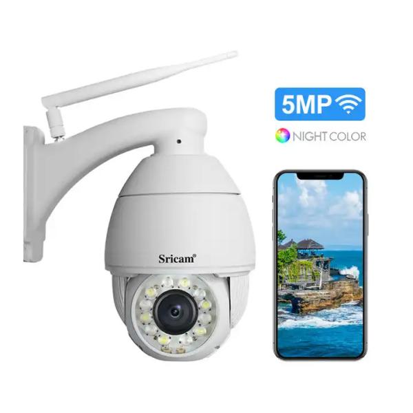5MP 1920P 4mm Lens Indoor Outdoor TF Card Waterproof Monitoring Night Vision CCTV Safety Camera Wifi