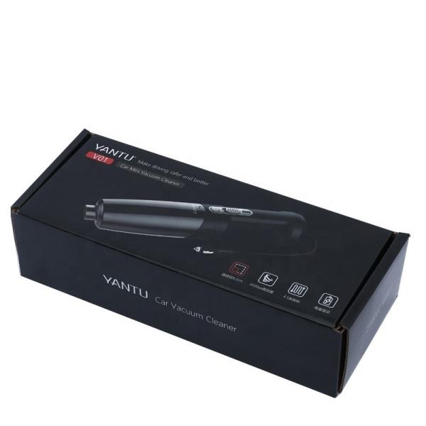 YANTU V01 Wireless Black Mini Handheld Vacuum Cleaner for Car Wash and Home Cleaning