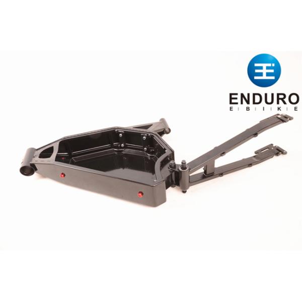 Matte Black Mountain Bike Frame , Steel Mtb Frame Suspension Design