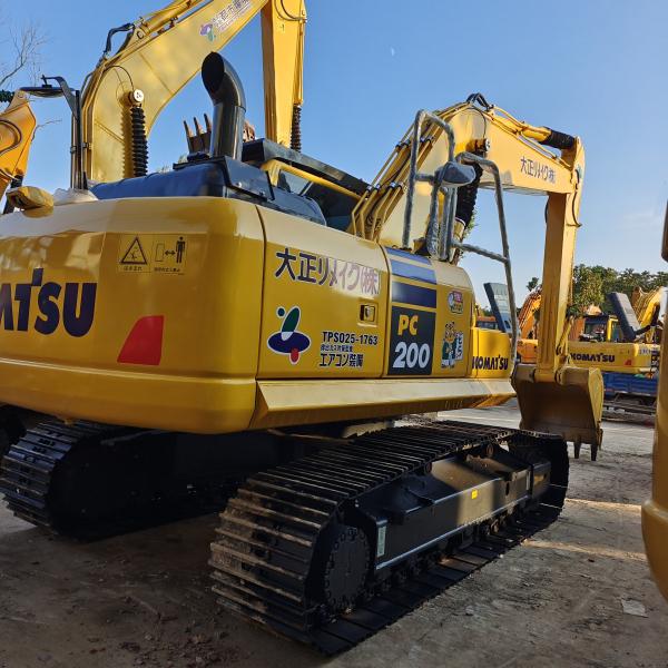 20TONS Used Excavator Komatsu PC200-8 Construction Machine Hydraulic Crawler Excavator