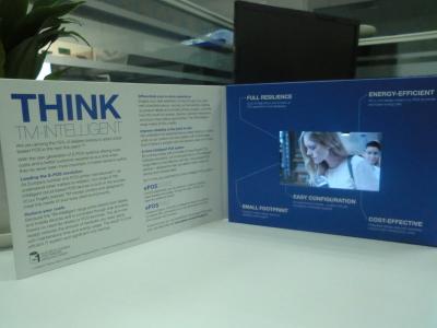 3.5 Inch Promotional Video Brochure 320 X 240 Pixel 1.5-3 Hours Lifespan