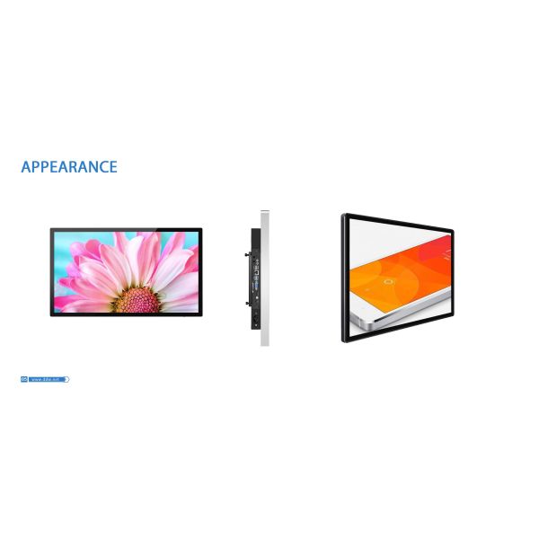 2026 50 Inch Wall-Mounted Digital Poster Display with Metal Casing for Indoor Use Subway OEM All-in-One Animation Player