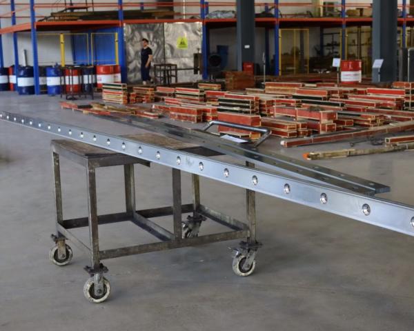 German Fisher Steel Cord Machine Cutting Blade 4500*80*25mm HRC62-64 LD Material