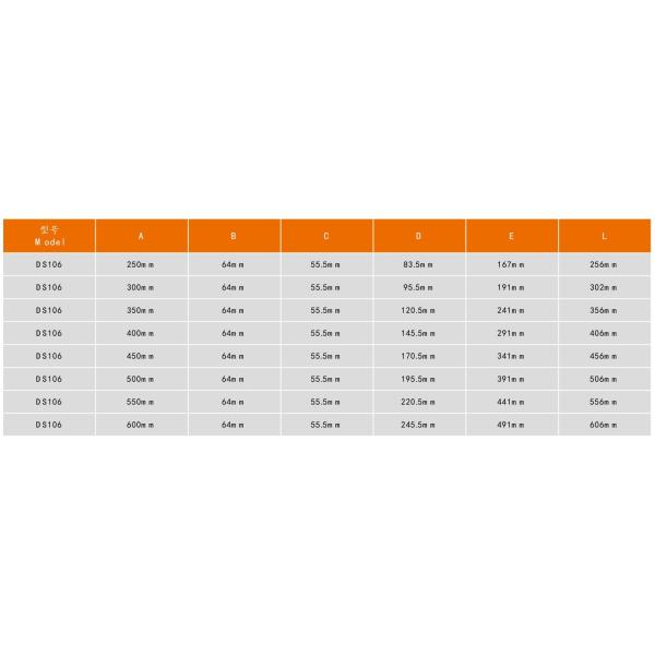 Full Extension 3 Fold Ball Bearing Drawer Slides 45mm Iron Steel material