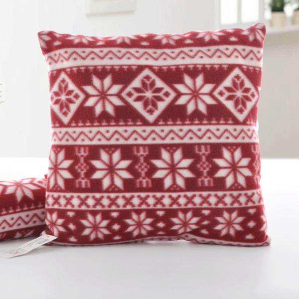 Machine Washable Fleece Blanket And Pillow Polar Breathable Christmas Soft Blanket