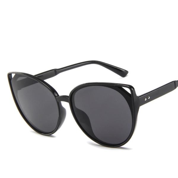 Female Silver Pink Lens Sunglasses Round Rose Gold Frame Retro Color Mirror Lens Glasses