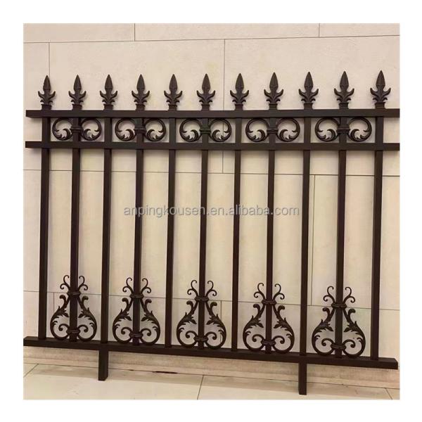 Áustria Mercado Principal Cercas de jardim com 50x50mm tamanho de trilho fabricado
