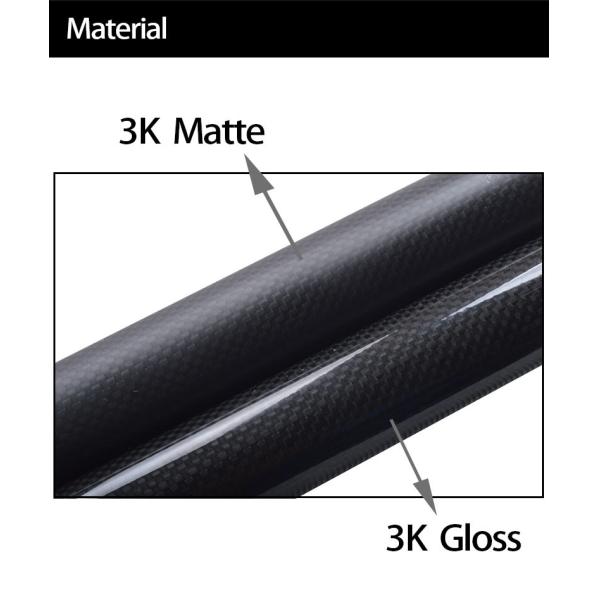 La fibre T1000 3K de carbone tissent le courrier de Seat de tube de selle de vélo de route de montagne