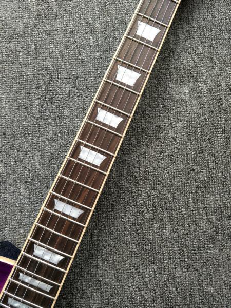 Human Free shipping Tiger stripes standard model Electric Guitar LP guitar Multicolor