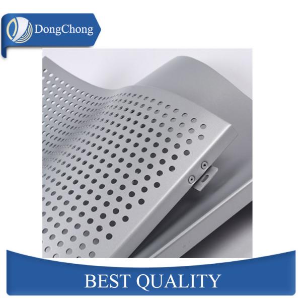 Stylish Custom Aluminum Panels Customized Hole Shape Color Theatre Use