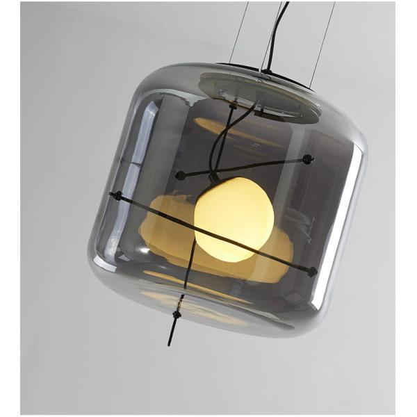 Postmodern Pendant Lamps glass ball lamp Restaurant coffee Bar Plot Pendant Light(WH-GP-132)