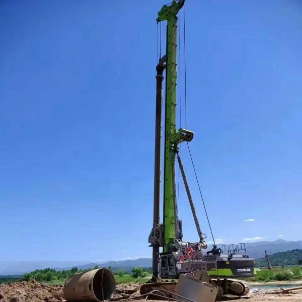 ISO9001 Used Hydraulic Piling Rig Zr500l 122m Hydraulic Hammer Piling Machine
