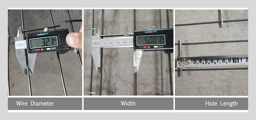 Acero de carbono de ladrillo negro malla de alambre de pared 2,5