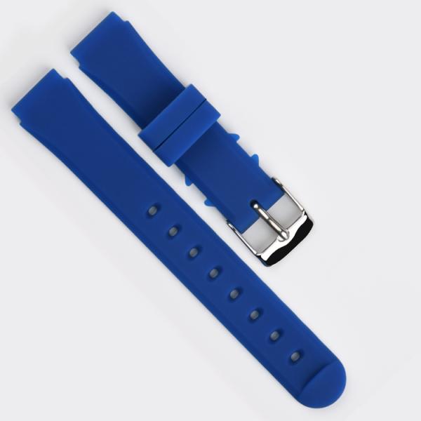 Waterproof Narrow Watch Band , 14mm Rubber Watch Strap Durable