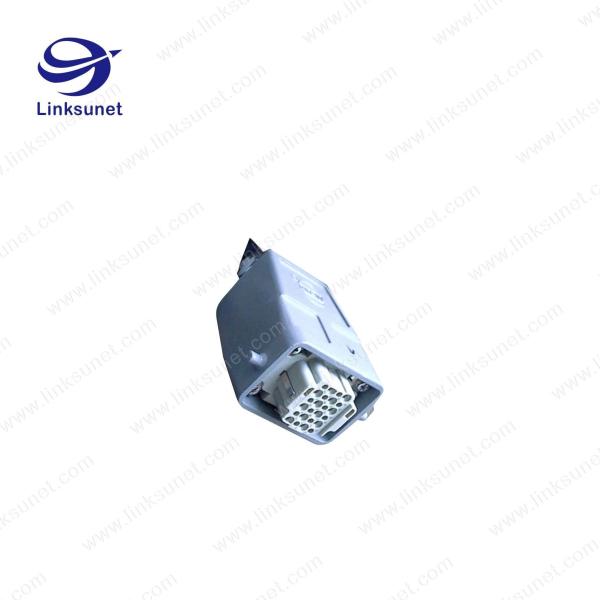 HDD-006-M + 006F gray Heavy Duty  Connectors and 20awg cable  Industrial wire harness