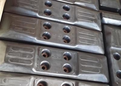 Almofadas de pouco peso da trilha da escavadora, almofadas de borracha do comprimento de 450mm para as trilhas de aço