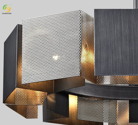 JYLIGHTING Postmodern Minimalist Art Designer Simple Living Room, Dining Room and Bedroom Metal Light Luxury Creative Modern Pendant Light