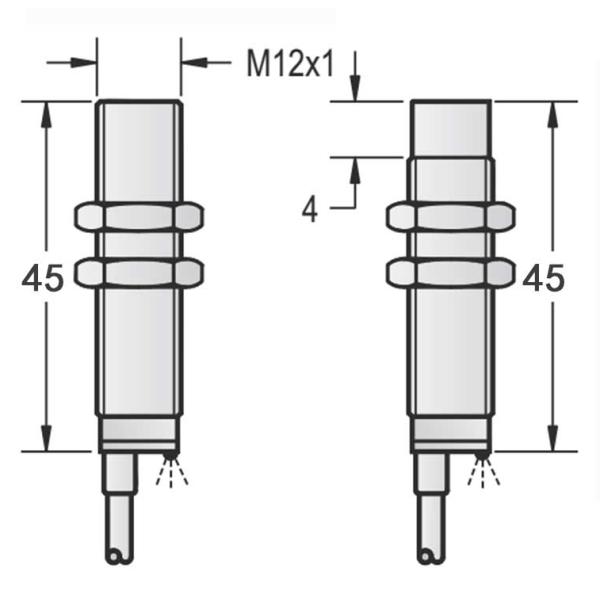 датчик близости M12 6mm или 10mm индуктивный