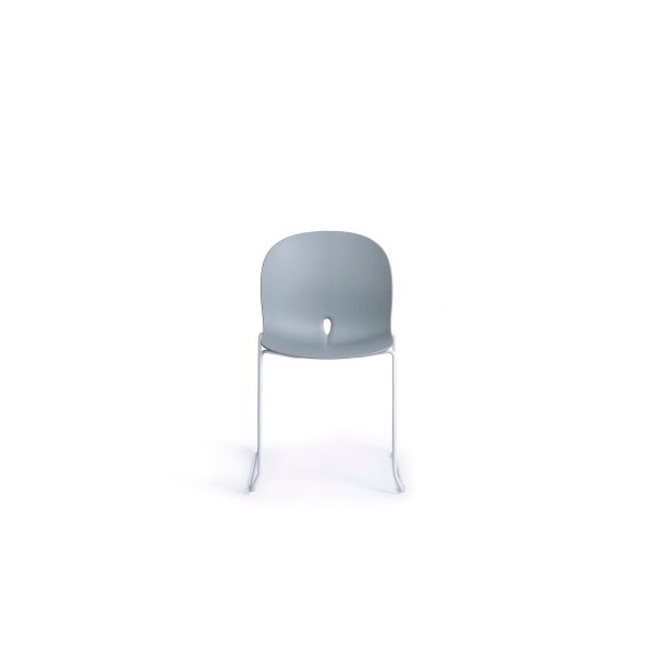 Stackable Restaurant Chair And Table PP Plastic Metal Frame For Bistro Cafe