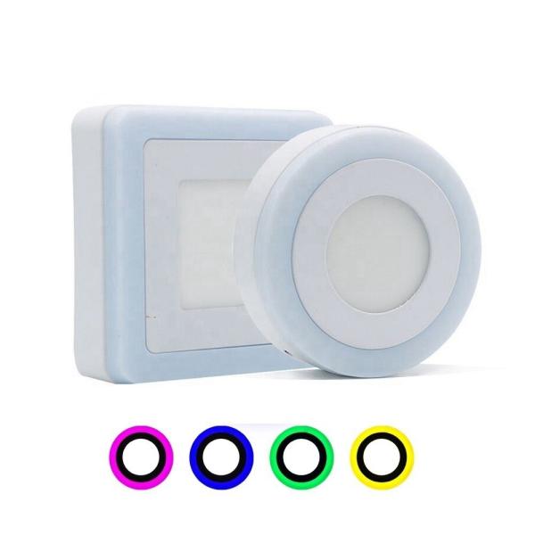 50000 Hours Lifespan Rgb Adjustable Two-color 3w 3w Led Panel Light for Ceiling Lamp